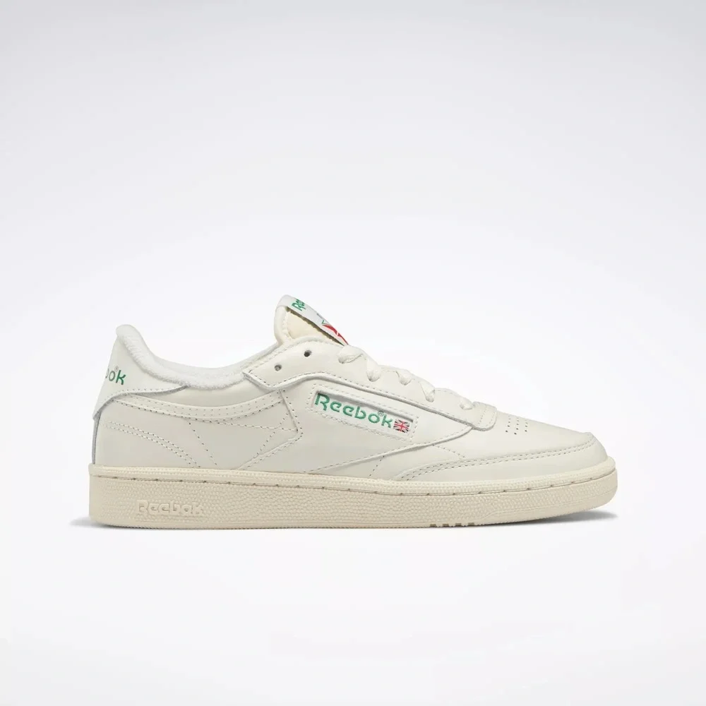 Reebok Club C 85 Vintage Sneakers White Green – Size 8 - Picture 1 of 4